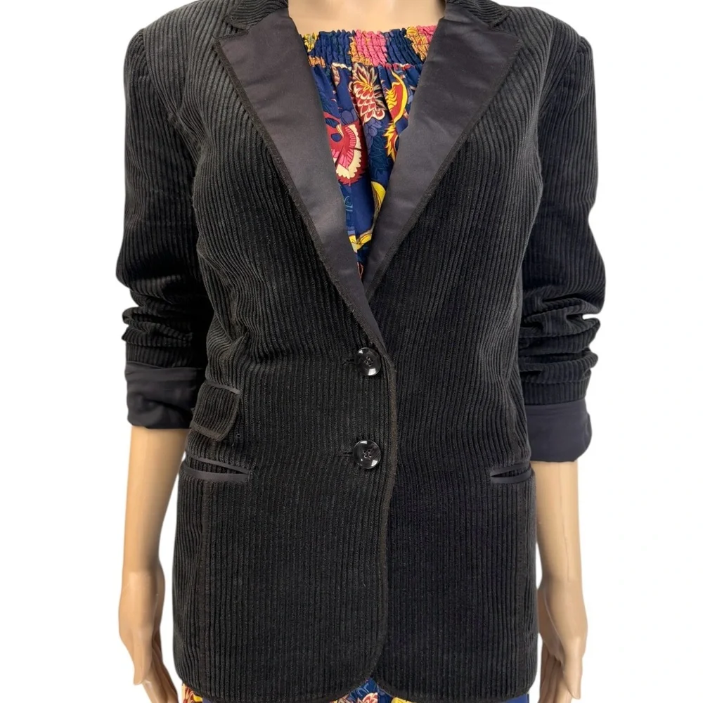 Entire 3pc Outfit Floral Dress Jacket & Hat Set Brown Navy & Pink Print - Picture 2 of 16